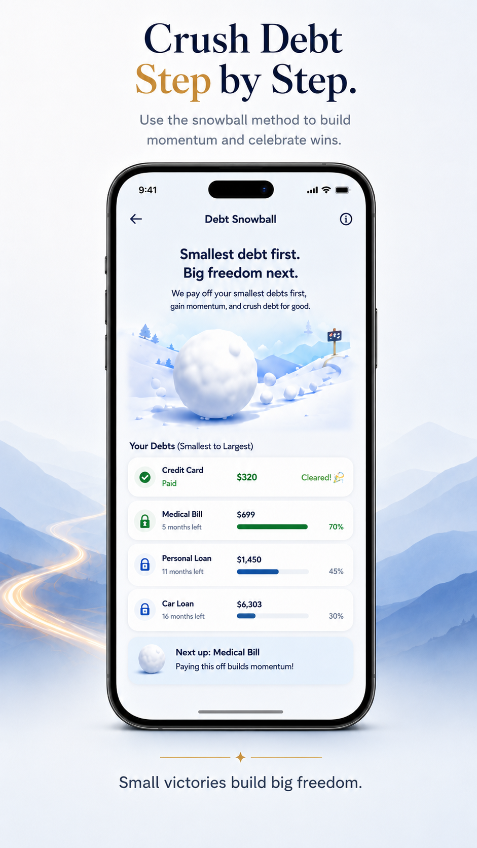 Debt Snowball payoff experience